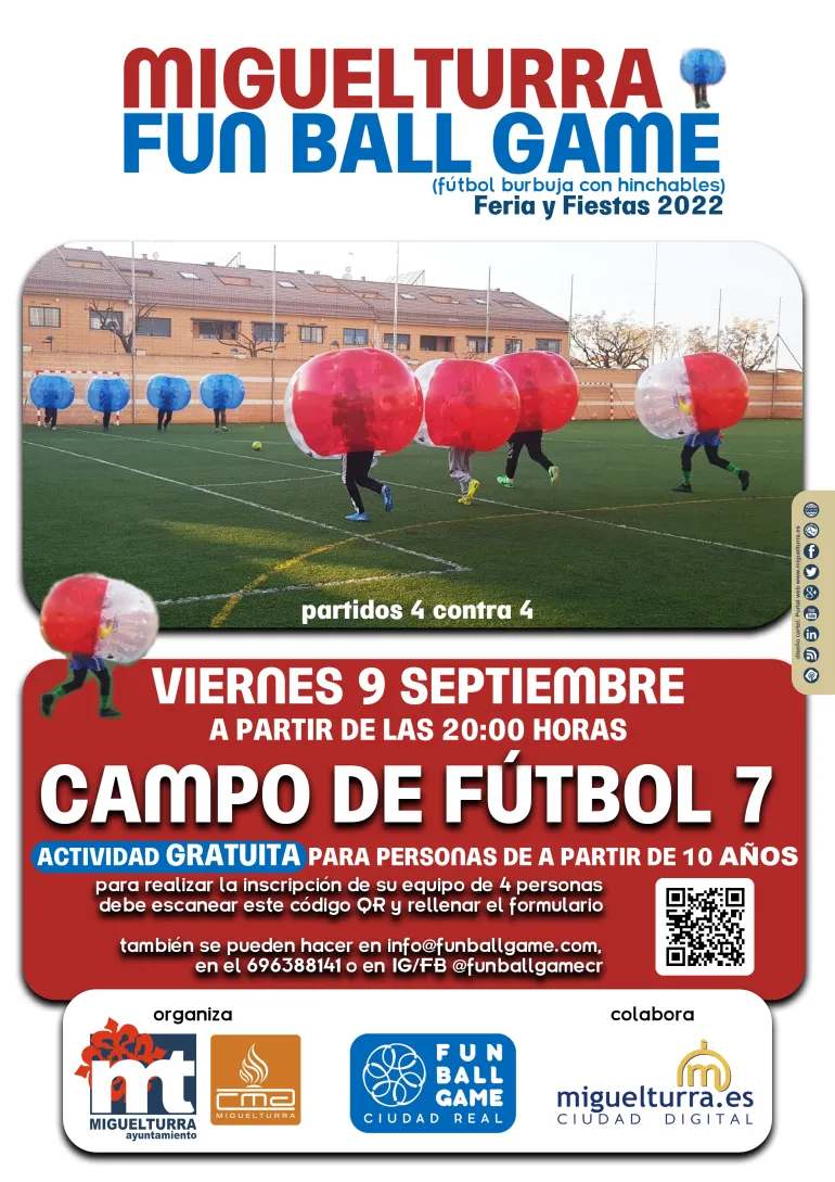 fun ball game feria y fiestas, septiembre 2022