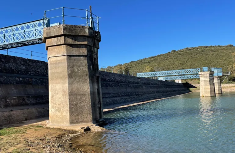 Embalse del Gasset, julio 2022