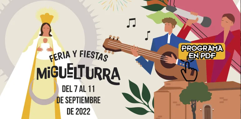 programa Feria y Fiestas 2022 Miguelturra
