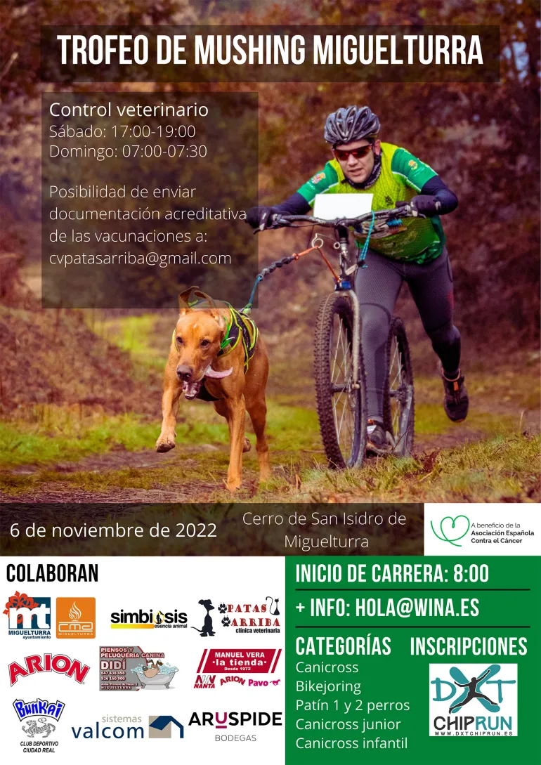 cartel torneo mushing noviembre 2022