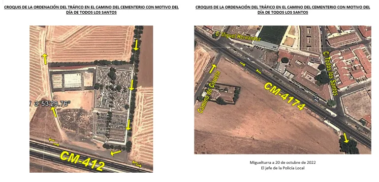 imagen croquis Día de Todos los Santos 2022