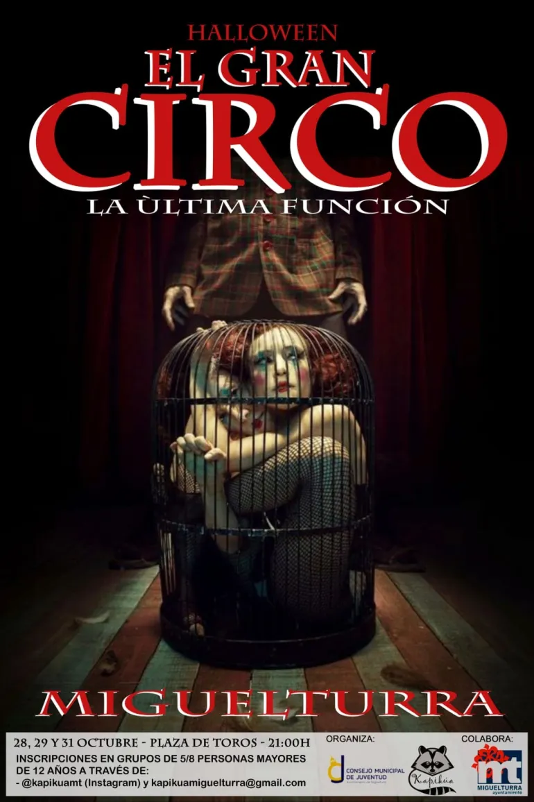cartel El Gran Circo, octubre 2022