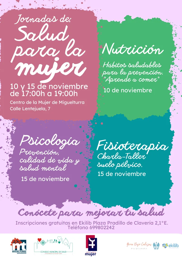 Jornadas salud mujeres, noviembre 2022