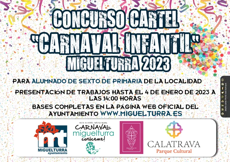 concurso cartel carnaval infantil 2023, imagen 1