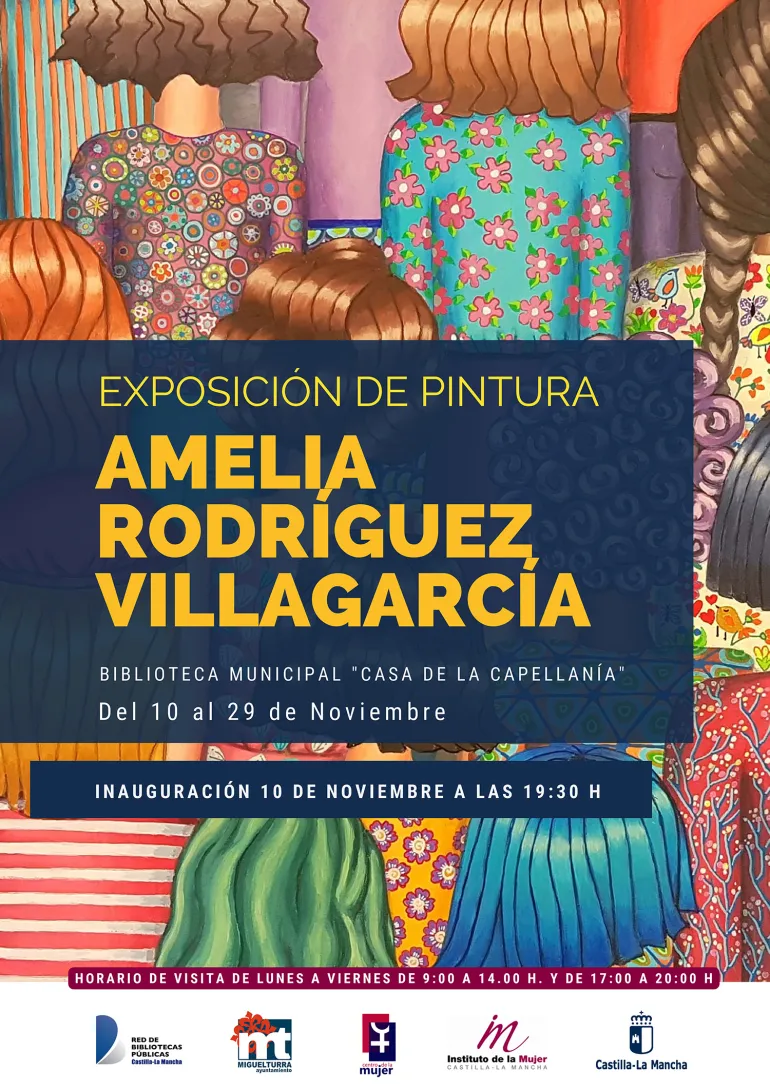 exposición Amelia Rodríguez, noviembre 2022, cartel