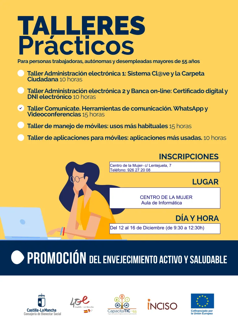 cartel curso CapacitaTic 55, diciembre 2022