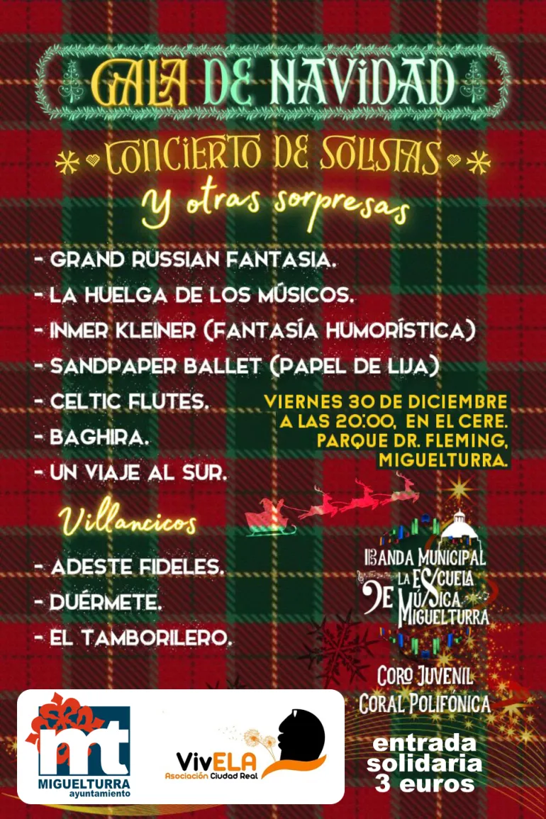 concierto benéfico navidad 2022