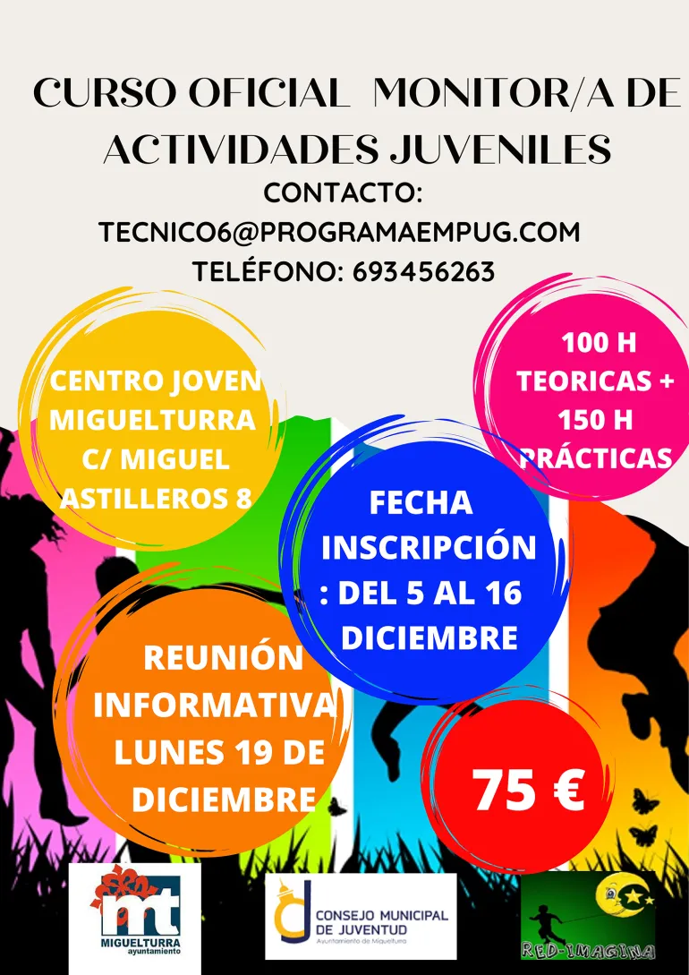 imagen curso monitor actividades juveniles diciembre 2022