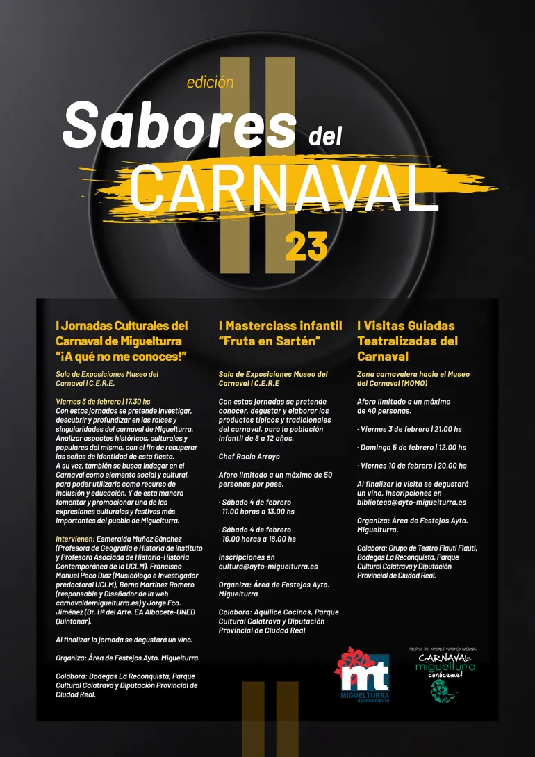 Cartel Sabores Carnaval 2023