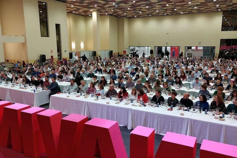 Imagen 1 celebración de la cata de vino, cultura del vino, Miguelturra 2023