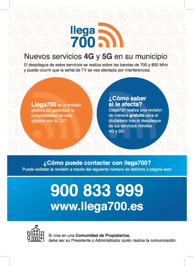 cartel Llega 700, marzo 2023