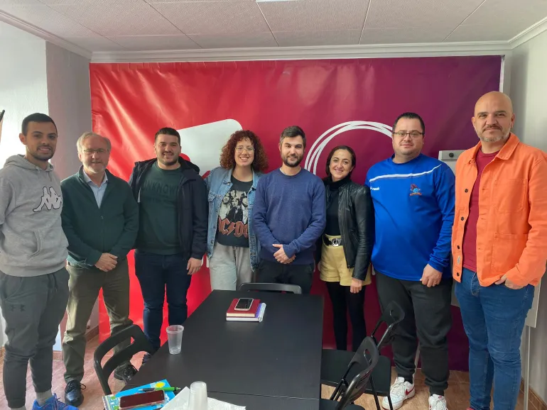 Reunión IU-Podemos con los clubes Deportivos de Miguelturra