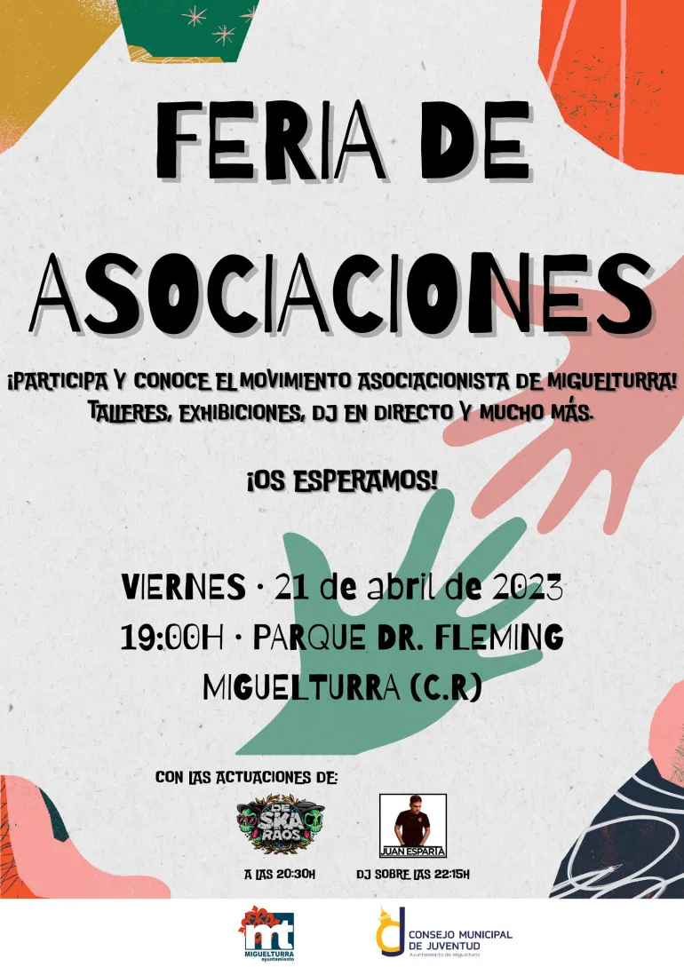 cartel feria asociaciones 2023