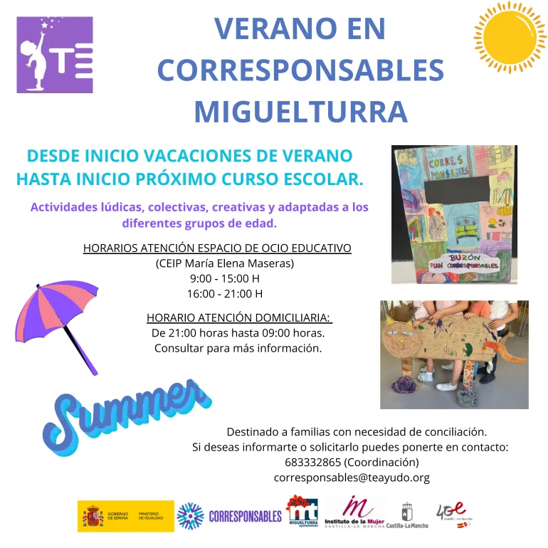 Plan Corresponsables verano 2023