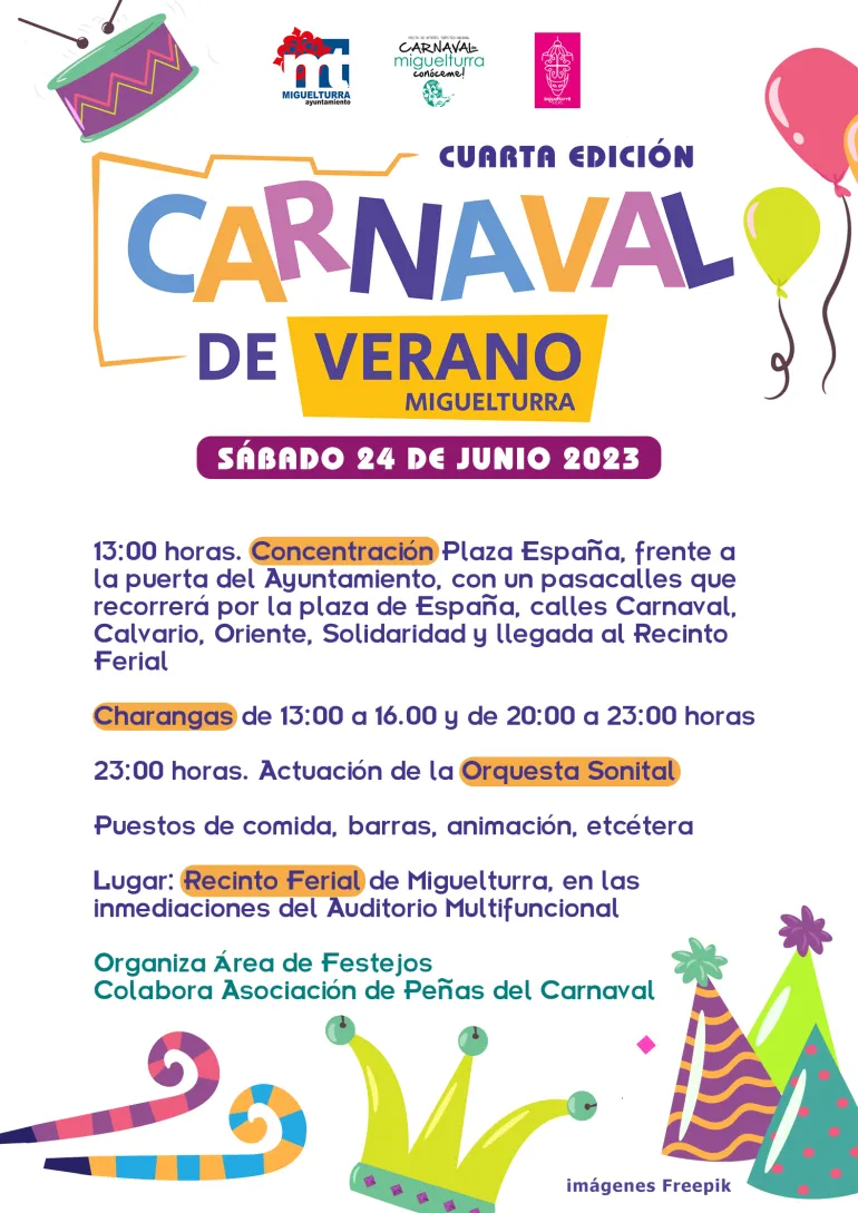 cartel carnaval de verano 2023