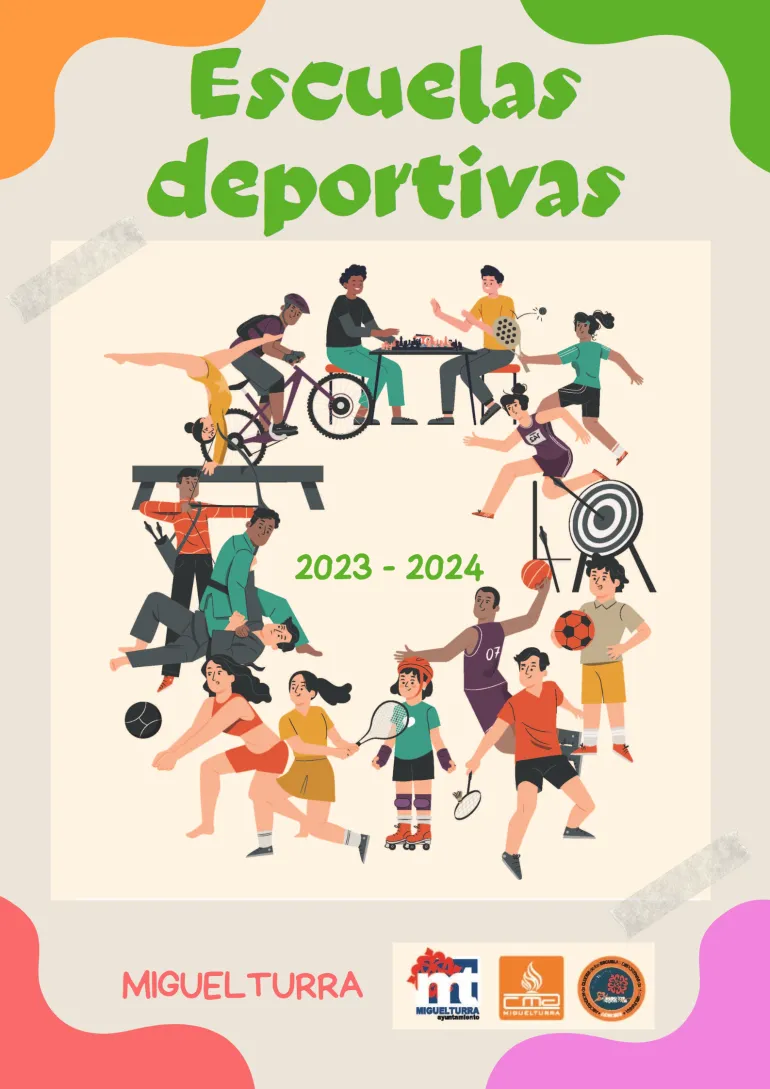 cartel Escuelas Deportivas Miguelturra 2023-2024
