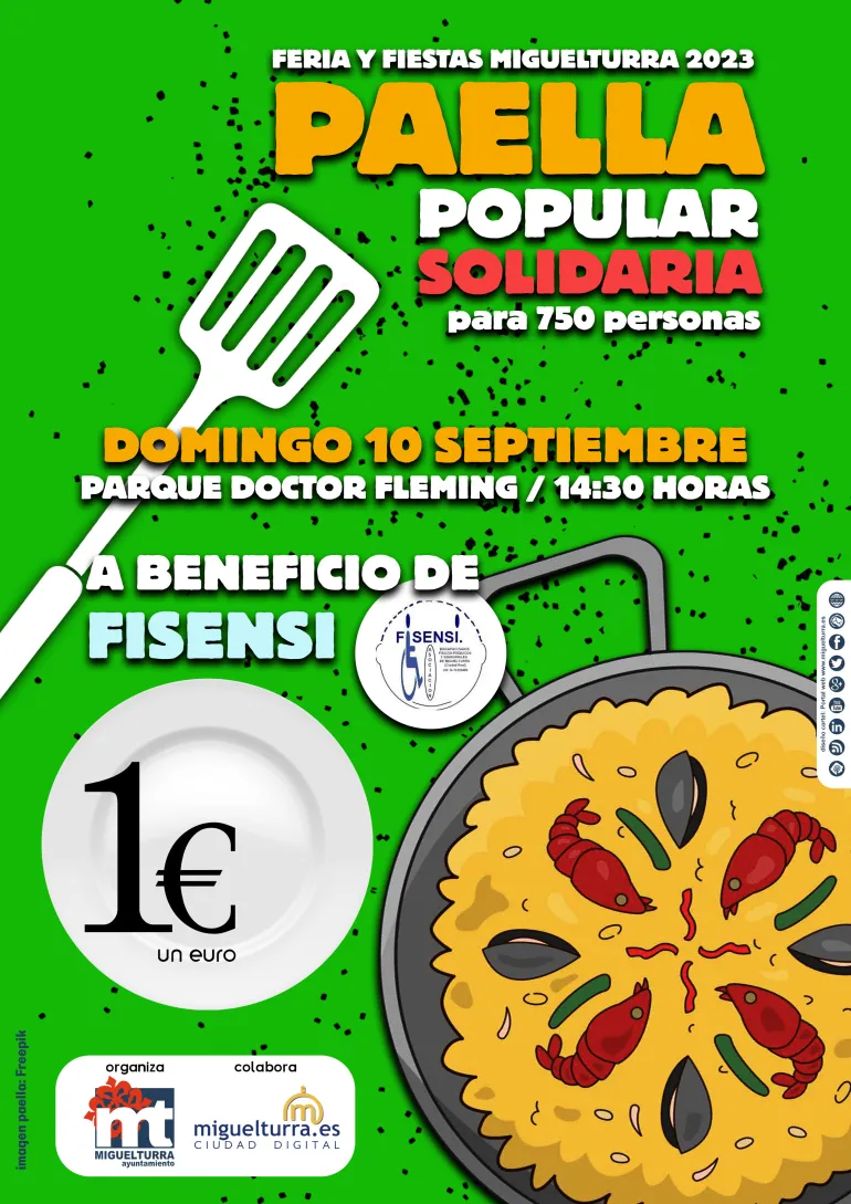 comida popular solidaria, ferias y fiestas 2023