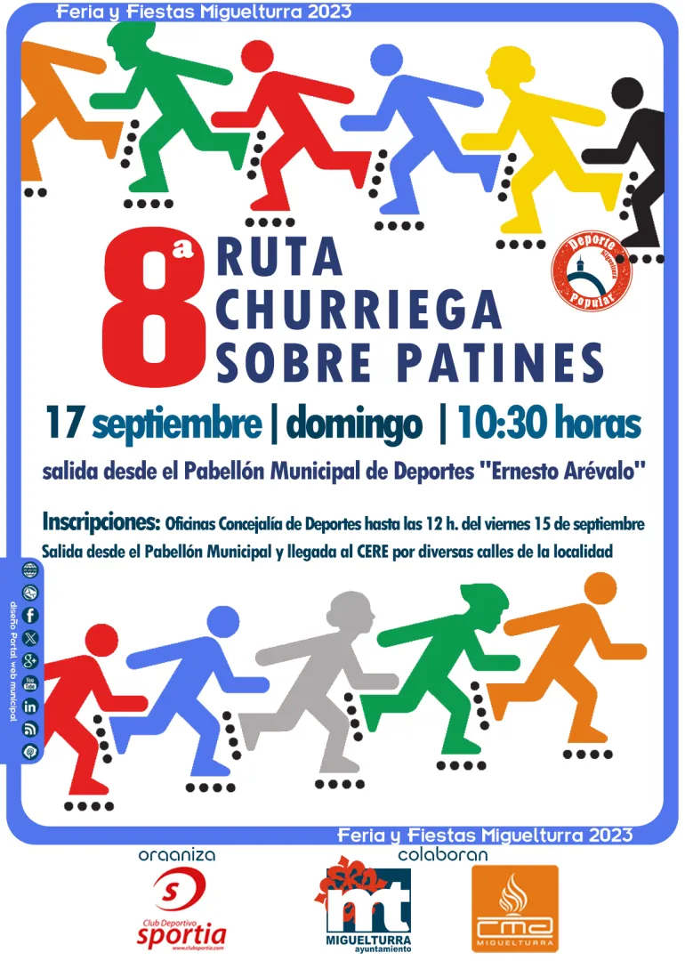 ruta churriega sobre patines, ferias 2023