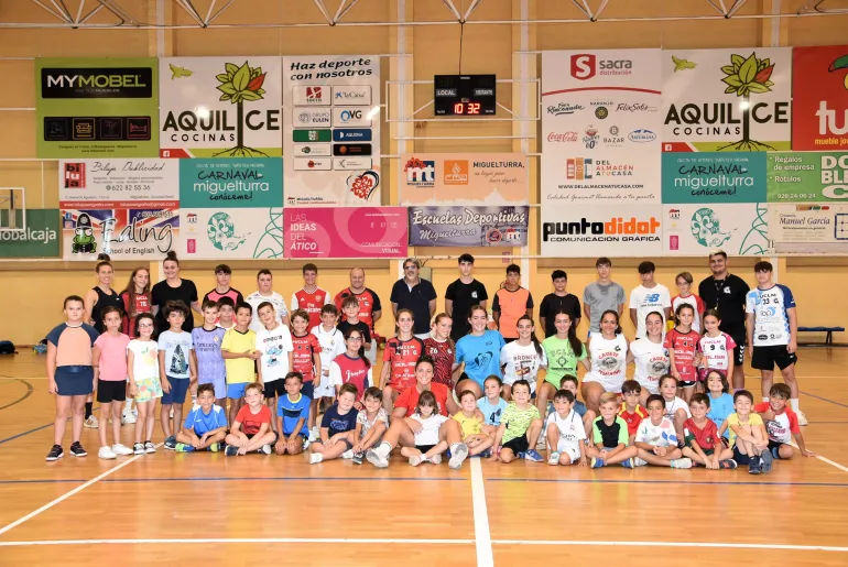 inauguración del taller de balonmano, Miguelturra agosto 2023