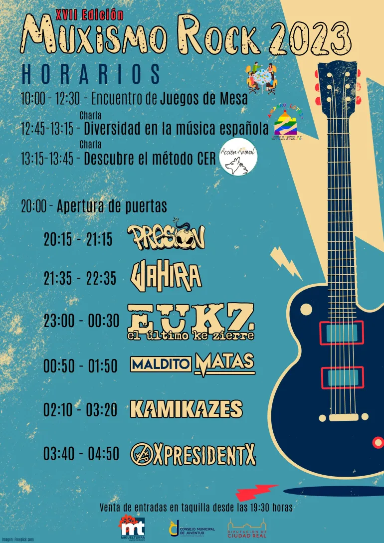 horarios muxismo rock 2023