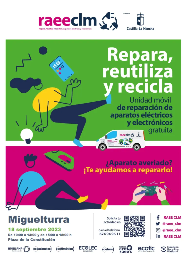 taller reparación y reciclaje, septiembre 2023