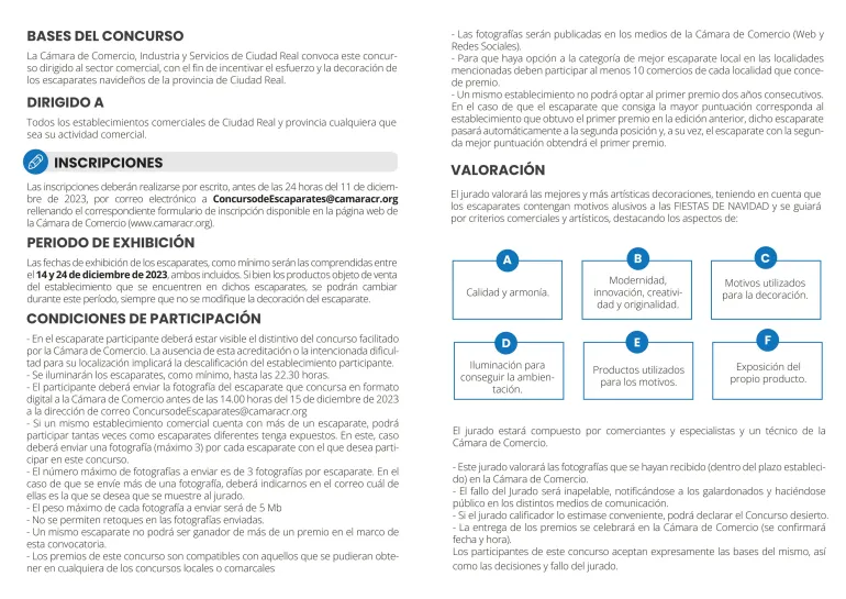 concurso escaparates cámara comercio noviembre 2023, imagen 2