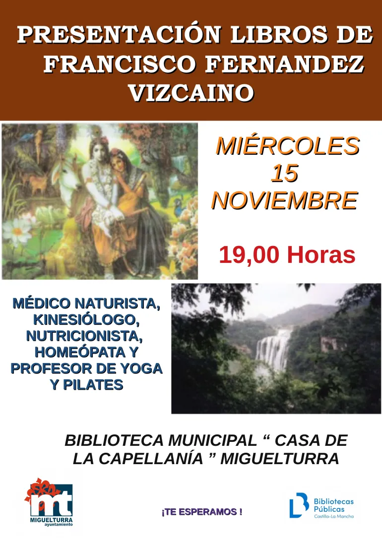 presentación libros Fernández Vizcaíno, noviembre 2023