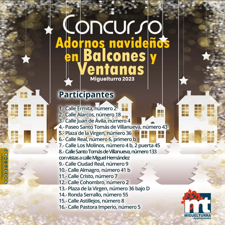 participantes concurso balcones navidad 2023