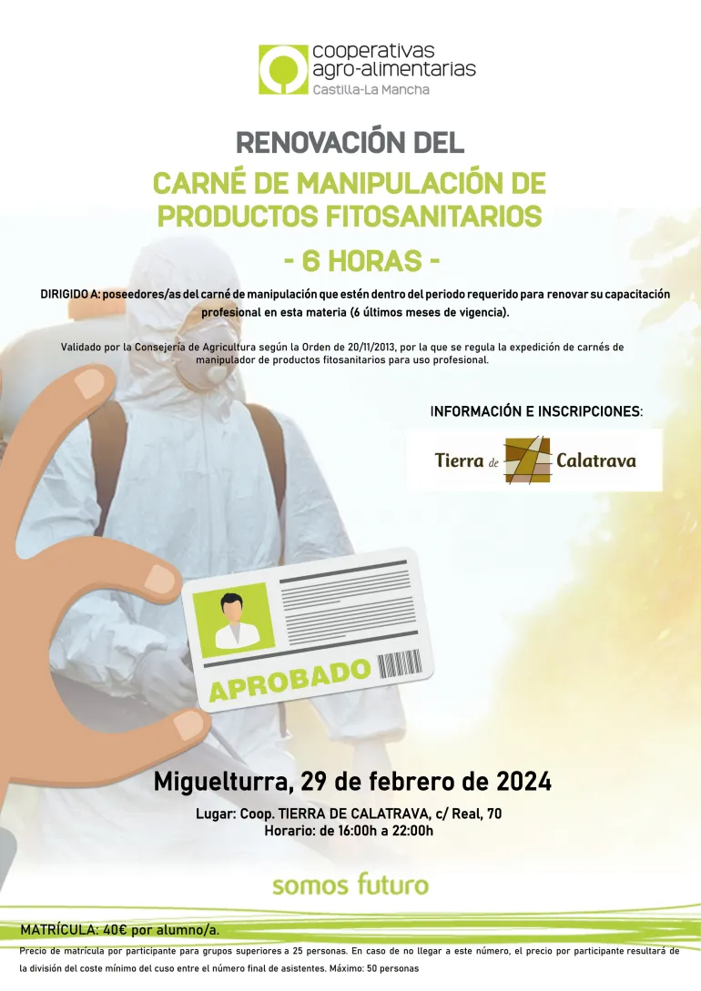 curso carnet fitosanitarios, febrero 2024