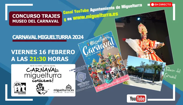 streaming concurso trajes museo carnaval 2024