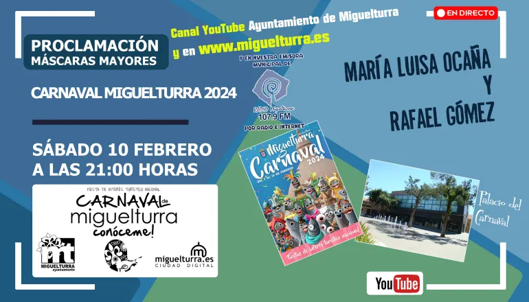 streaming máscaras mayores carnaval 2024