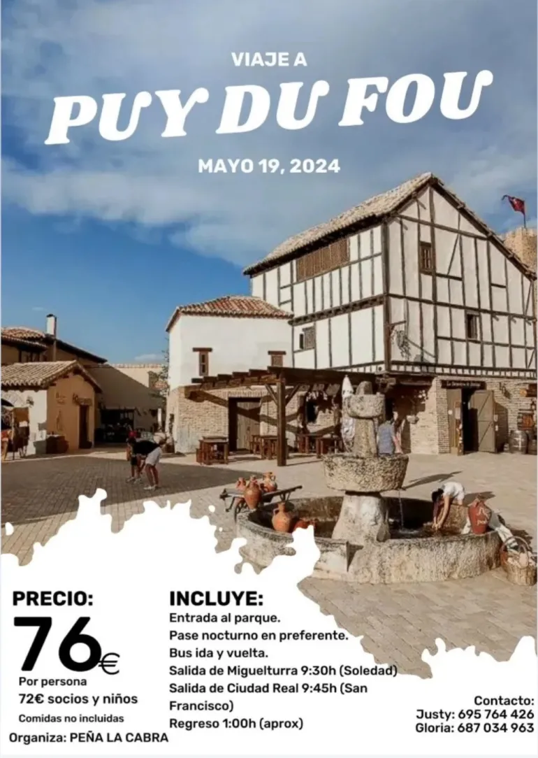 viaje puy du fou, 2024