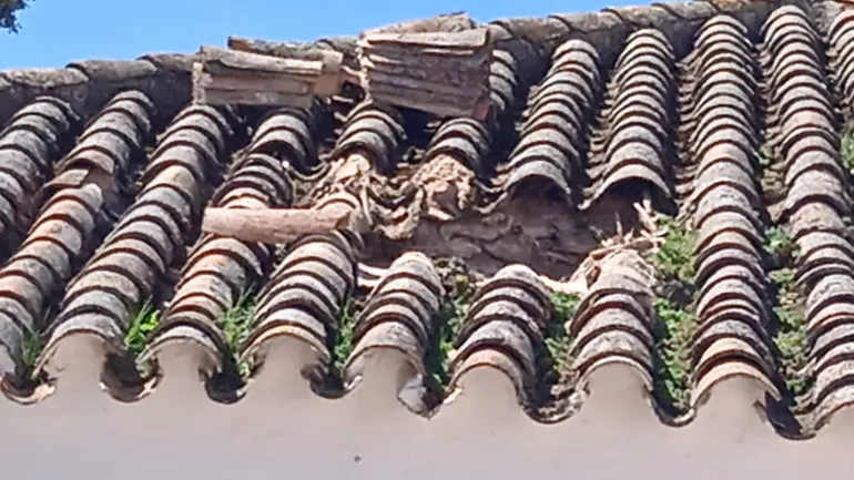 imagen 3 obras tejado San Antón, Miguelturra abril de 2024