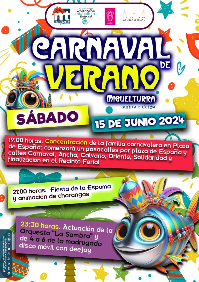 cartel carnaval verano 2024
