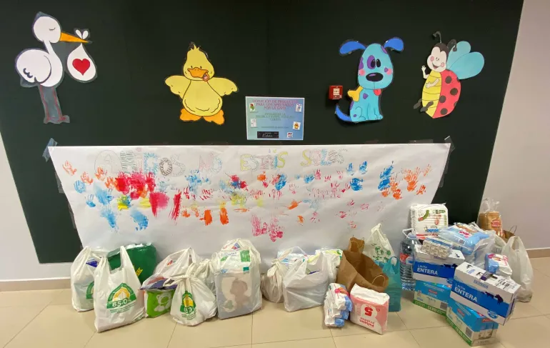 Donación 2 Escuela Infantil Coleta a los afectados por la DANA en Valencia