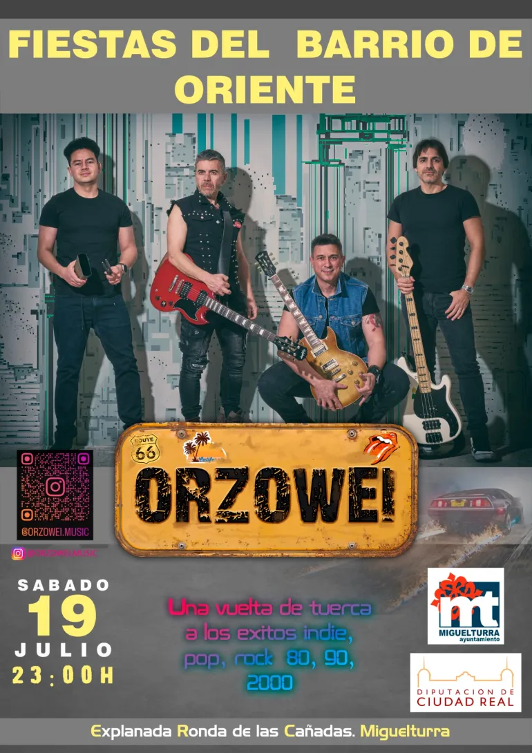 Cartel Ozowei, Virgen de la Salud, Miguelturra julio 2025