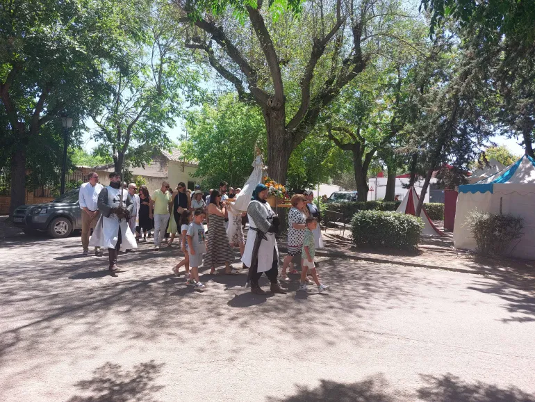 Procesión de la Virgen Blanca, Peralvillo 2025