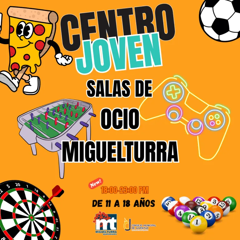 salas ocio centro joven septiembre 2025
