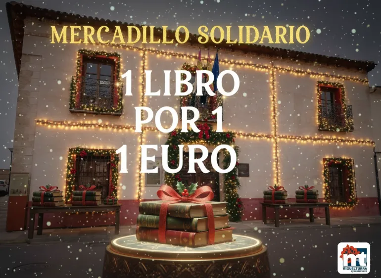 mercadillo solidario navidad 2025 biblioteca