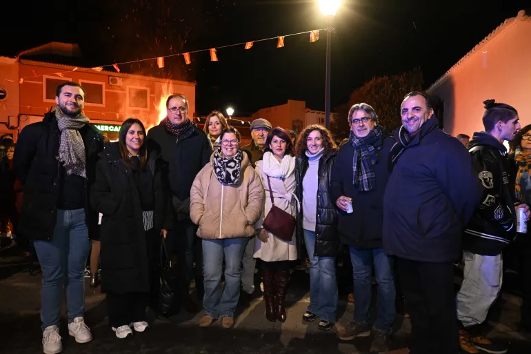 Imagen de la corporación municipal en San Antón, Miguelturra enero de 2026