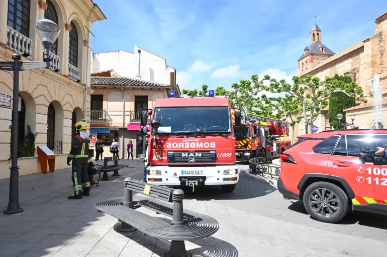 Simulacro de incendio en el Centro de Día 2, Miguelturra abril 2026