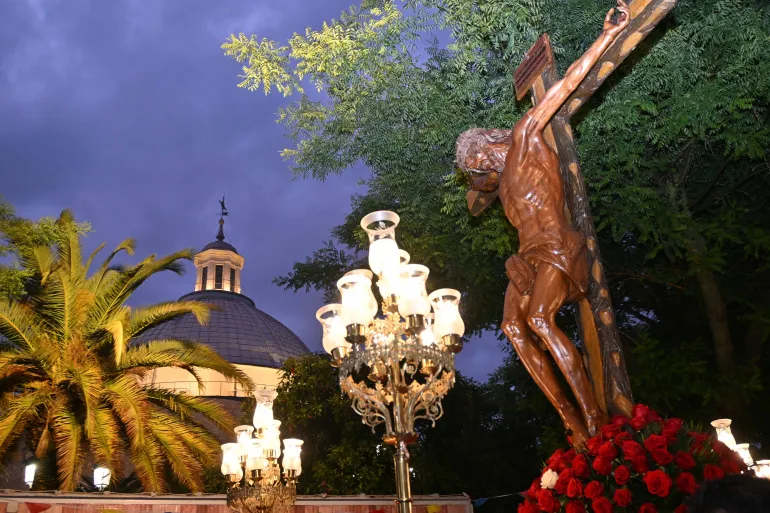Imagen en procesión del Cristo, Miguelturra mayo de 2026