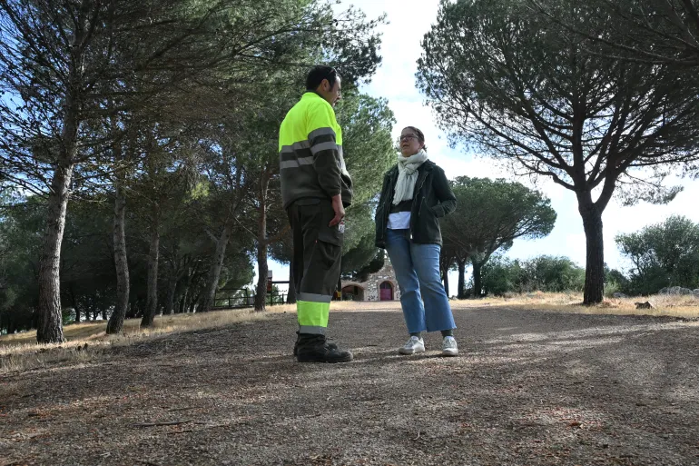 Preparativos romería en Sierra San Isidro 2, Miguelturra mayo 2026