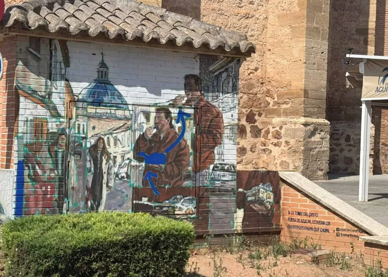 Mural de tal cepa tal sarmiento, Miguelturra julio 2026