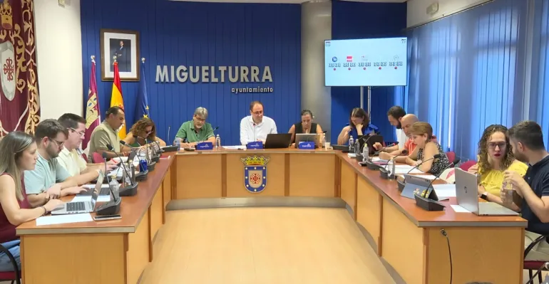 imagen del Pleno del Ayuntamiento de Miguelturra, julio de 2026