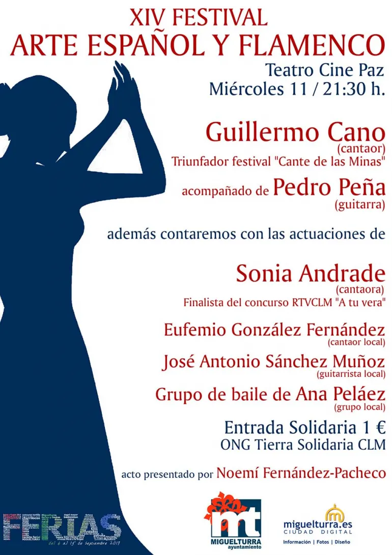 agenda imagen cartel festival flamenco, 2013