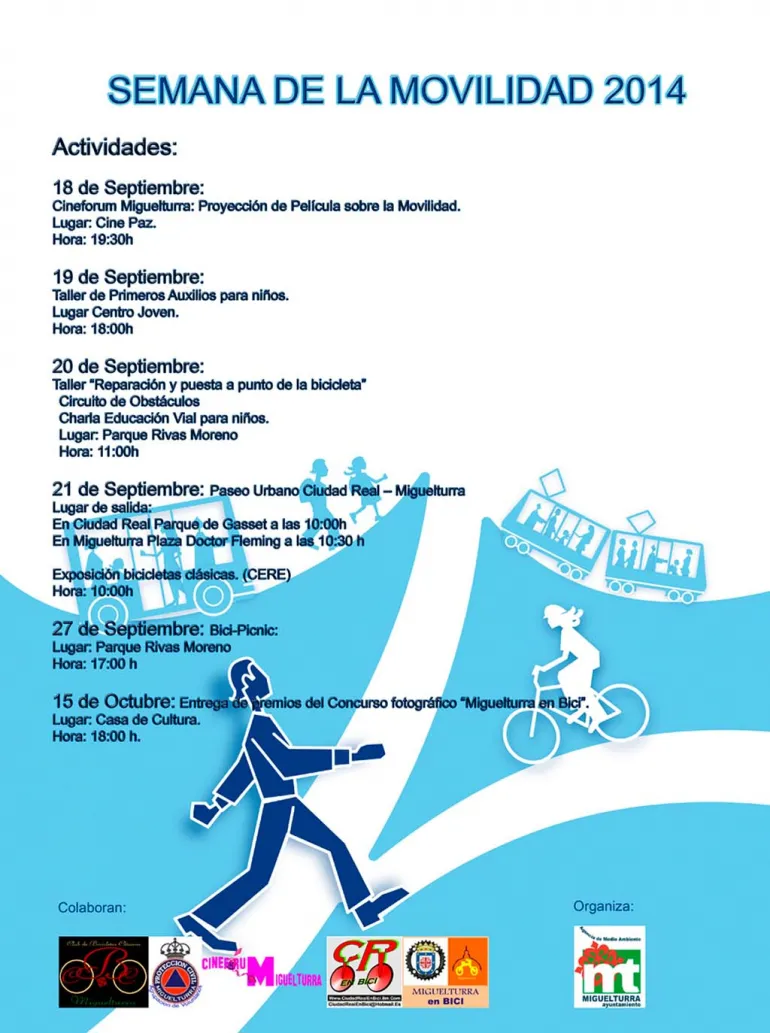 agenda imagen cartel semana movilidad 2014