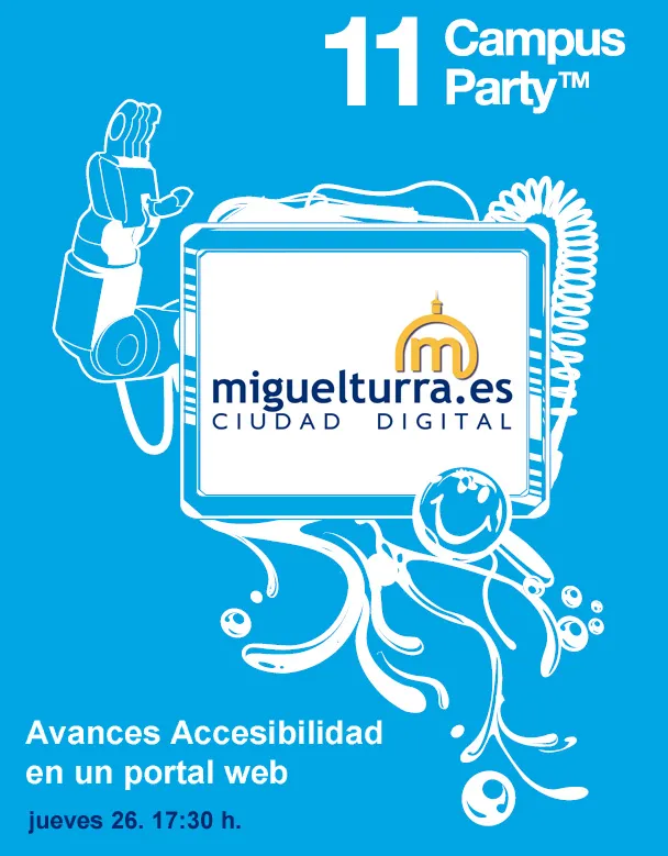agenda, www.miguelturra.es en la Campus Party 2007