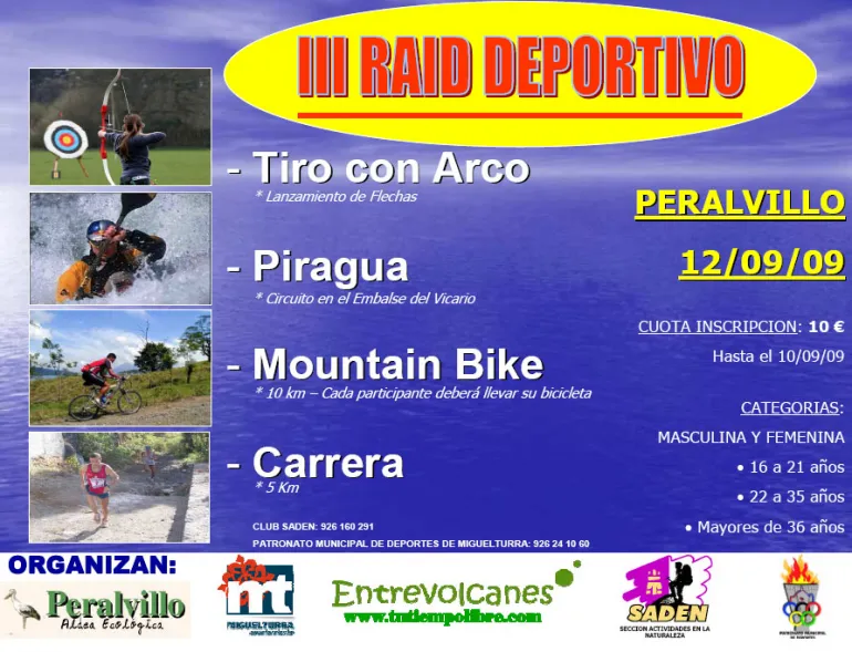 agenda imagen Cartel Tercer Raid en Peralvillo