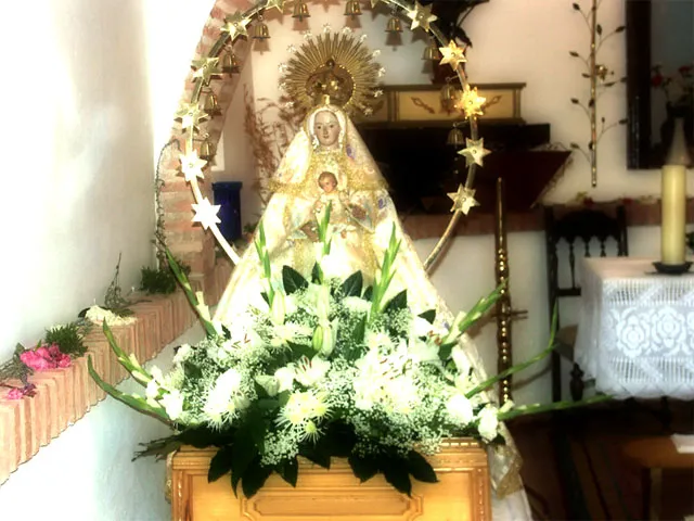 agenda, imagen de la Virgen Blanca de Peralbillo